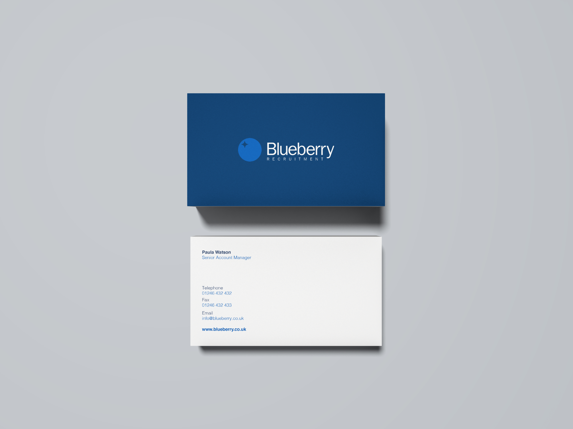 Blueberry Business Card